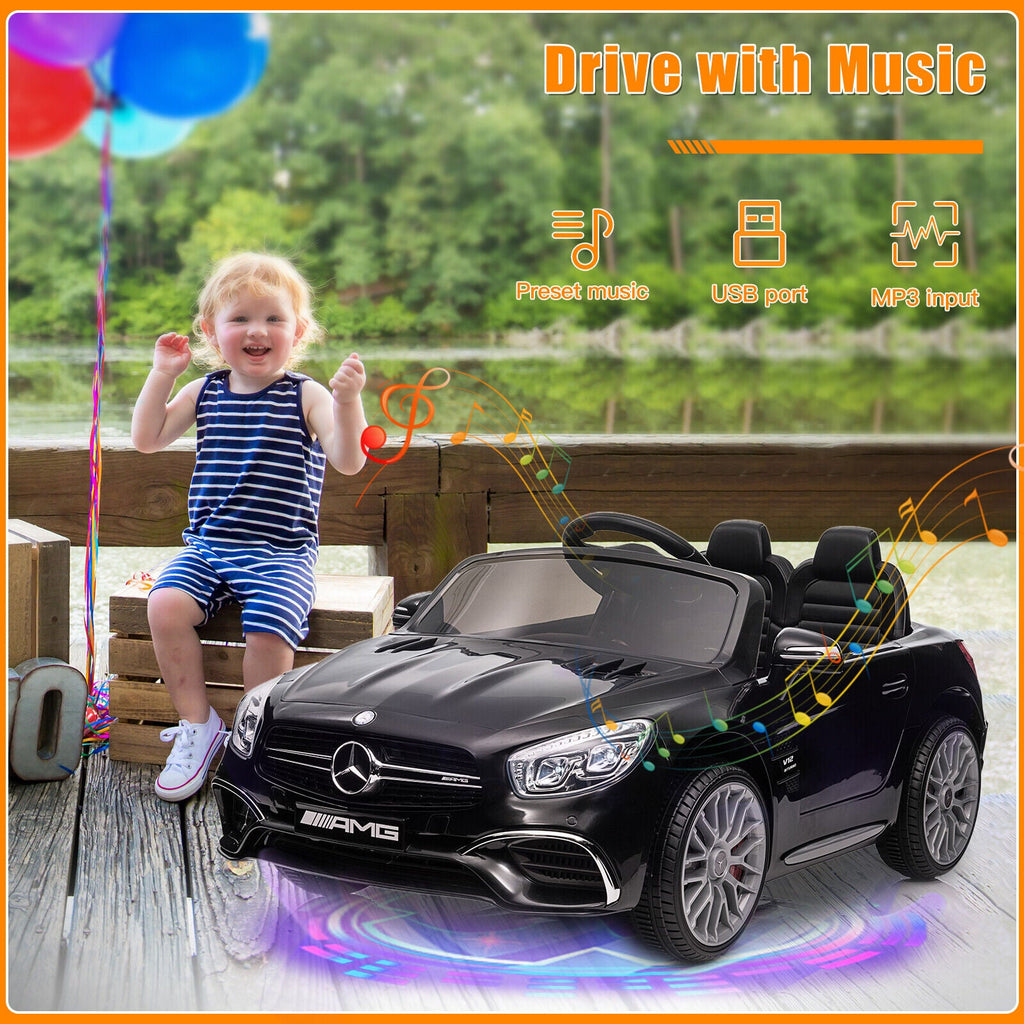 Licensed Mercedes-Benz 2 Seater Electric Ride-On Car for Kids with Remote Control