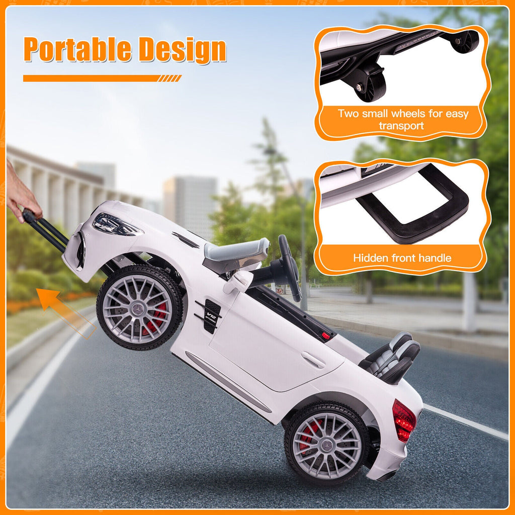Mercedes-Benz Licensed 12V Electric Ride-On Car for Kids with Remote Control and MP3 Player