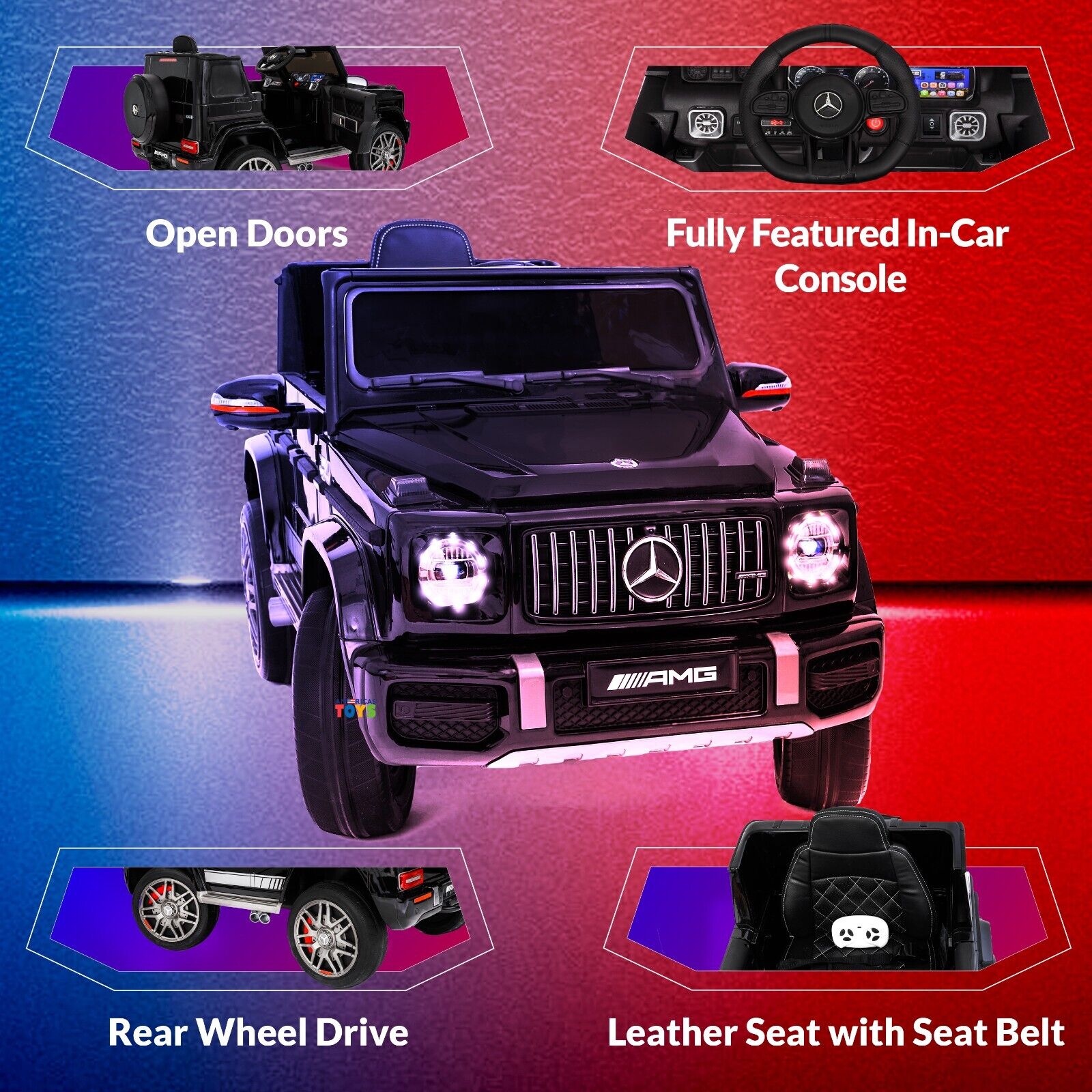 Mercedes-Benz Licensed 12V Ride-On Truck for Kids with Remote Control - Available in Multiple Colors