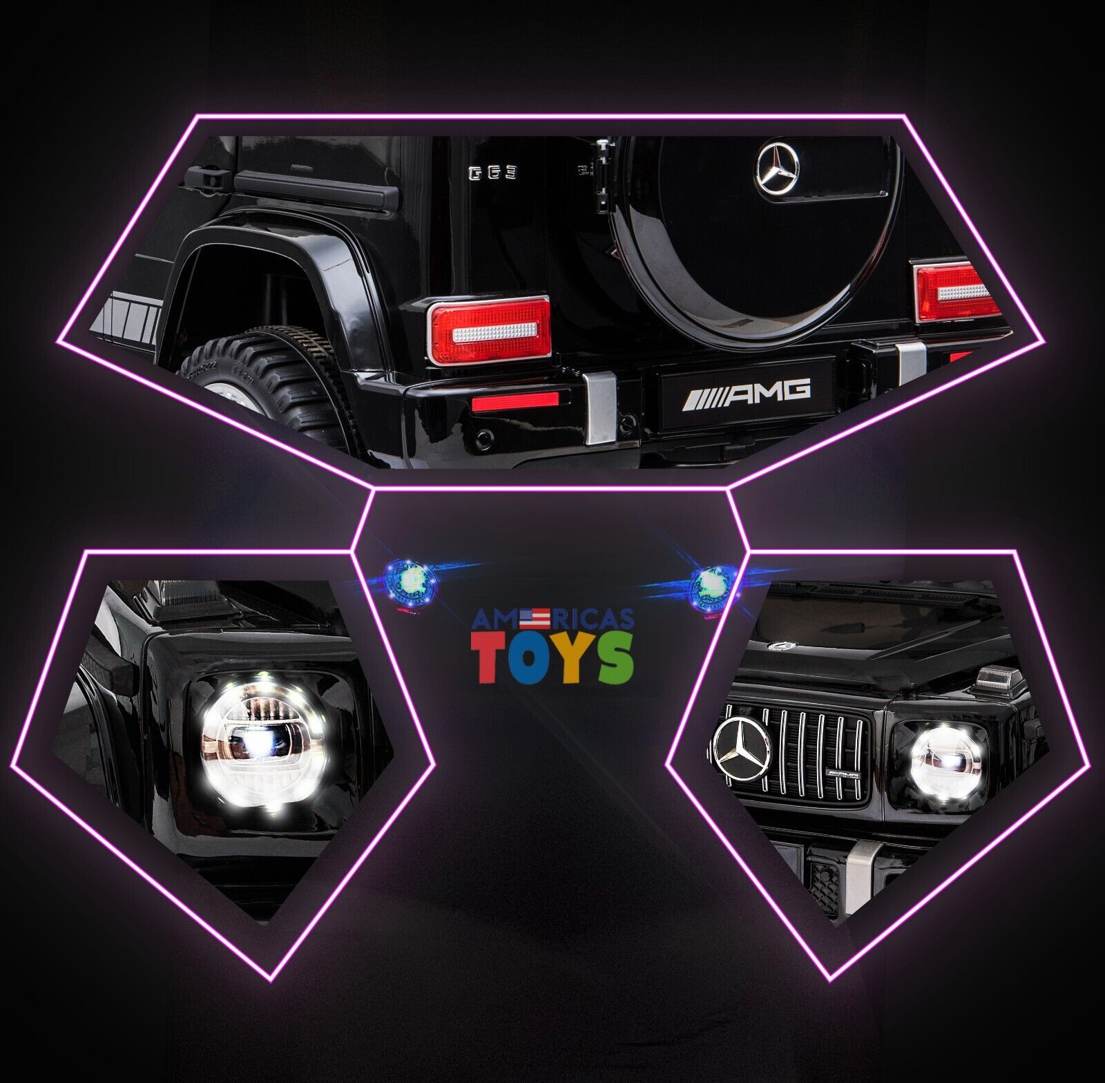 Mercedes-Benz Licensed 12V Ride-On Truck for Kids with Remote Control - Available in Multiple Colors