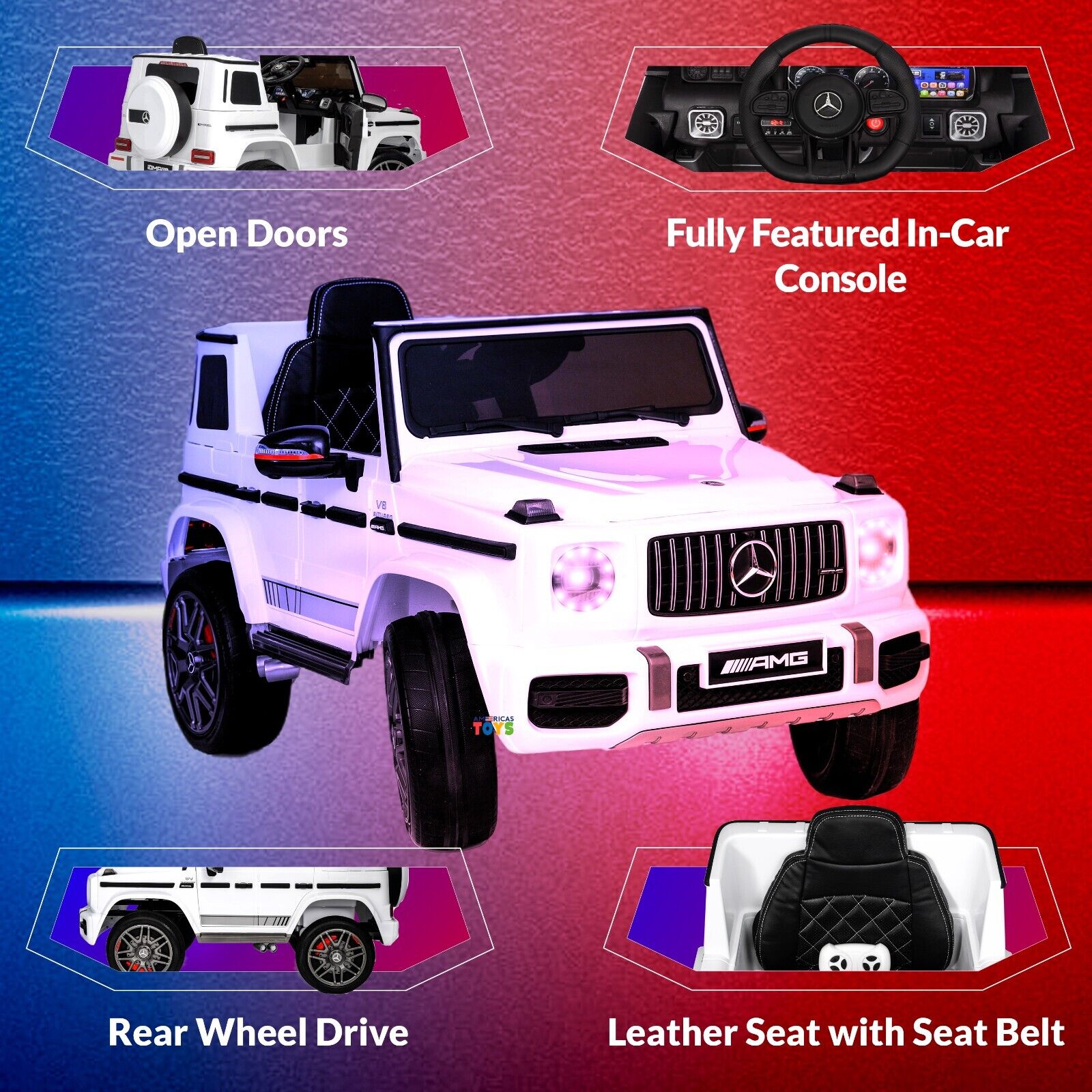 Mercedes-Benz Licensed 12V Ride-On Truck for Kids with Remote Control - Available in Multiple Colors