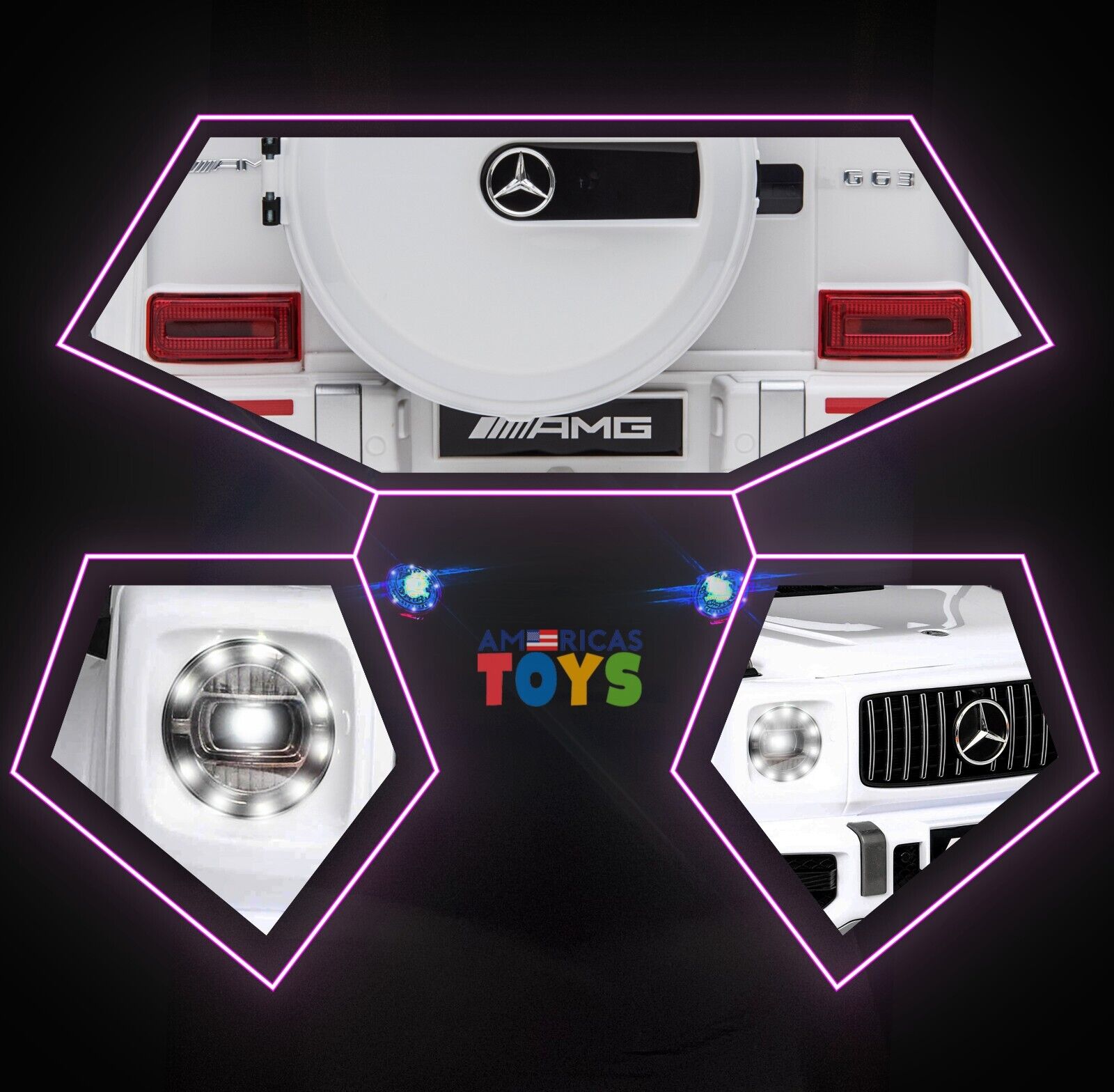 Mercedes-Benz Licensed 12V Ride-On Truck for Kids with Remote Control - Available in Multiple Colors