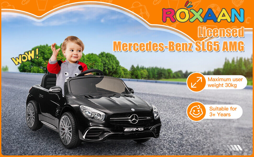 Mercedes-Benz 12V Electric Kids Ride on Car with Remote Control
