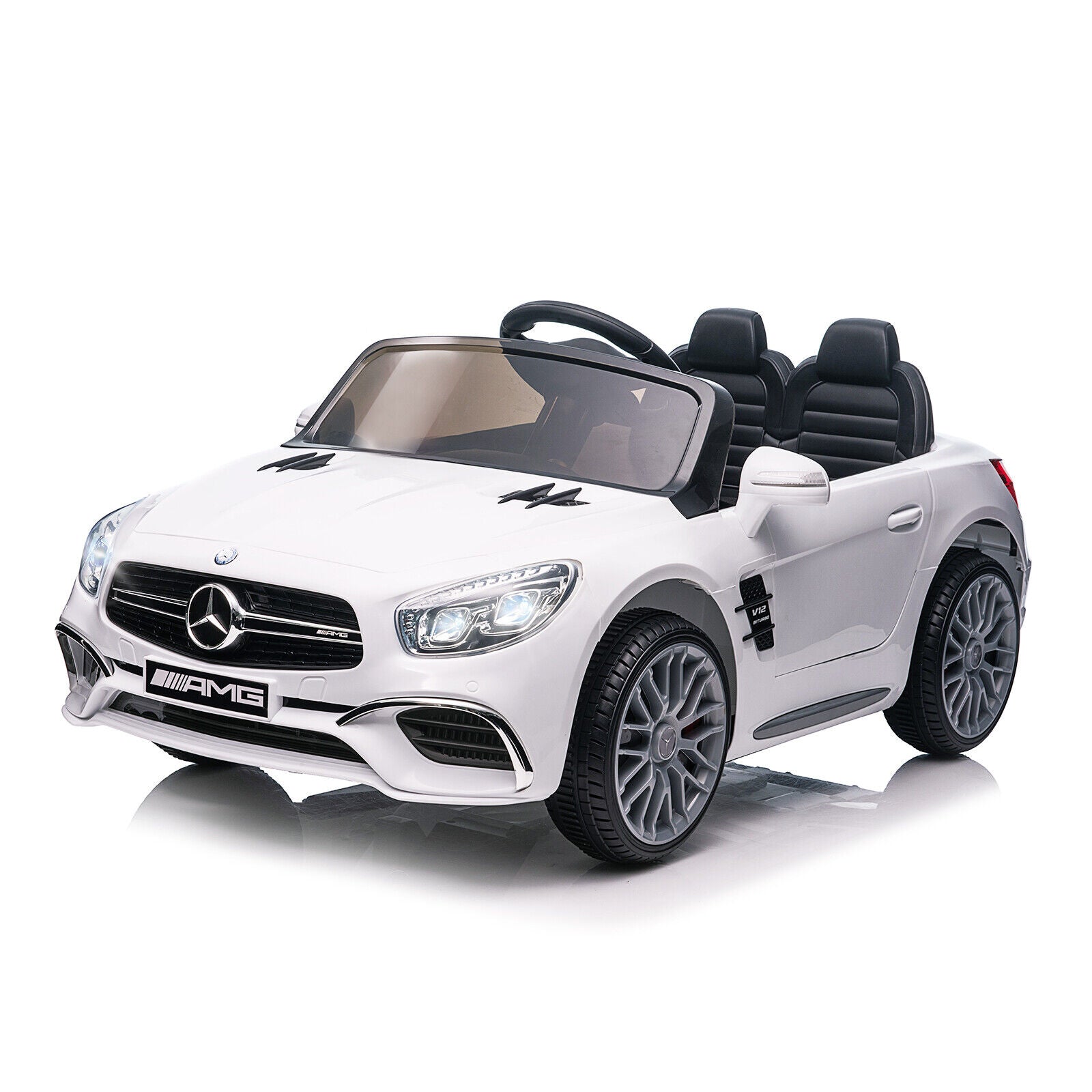 Mercedes-Benz Licensed Kids Electric Ride On Car with Remote Control and Battery