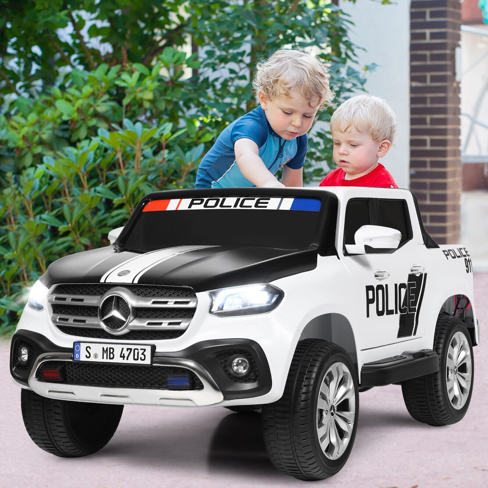 Mercedes Benz Licensed X Class RC 2-Seater 12V Kids Ride On Car with Trunk