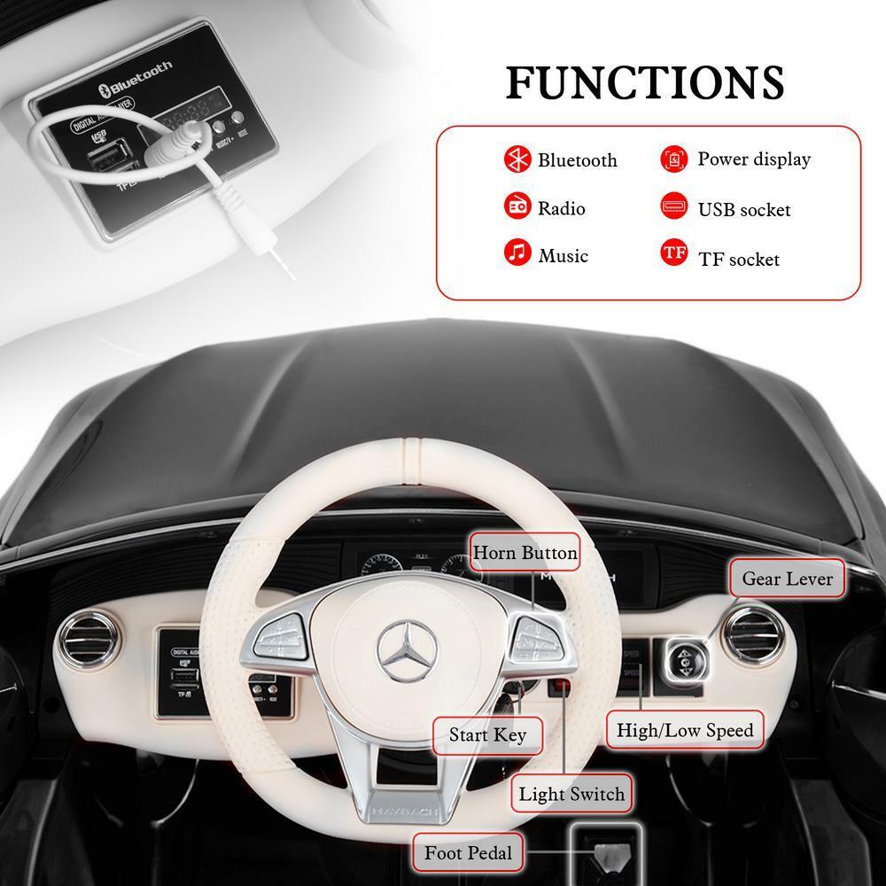 Mercedes Benz Maybach 12V Kids Ride On Car with Remote Control