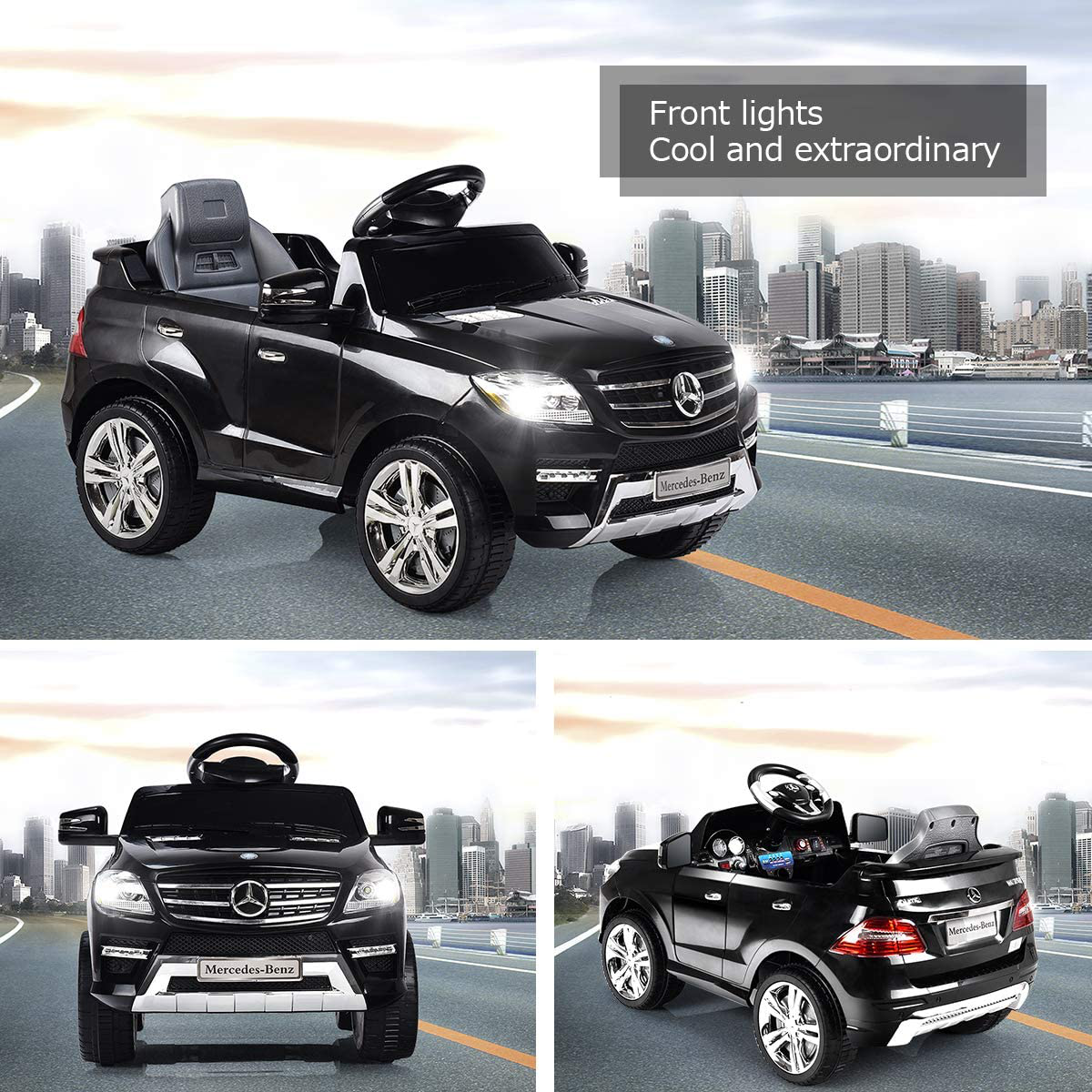 Mercedes Benz ML350 6V Electric Kids Ride-On Car with Official License, 2WD