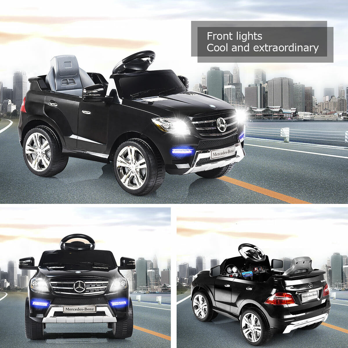 Mercedes Benz ML350 6V Licensed Ride On Car with MP3 and Remote Control for Kids