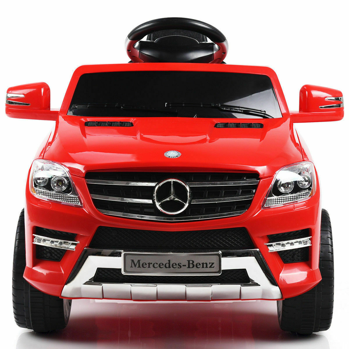 Mercedes Benz ML350 Licensed Electric Ride On Car for Kids with MP3 and Remote Control - Red