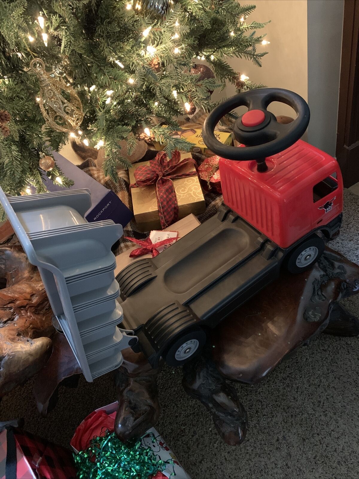 Mercedes Dump Truck Ride-On Toy for Toddlers