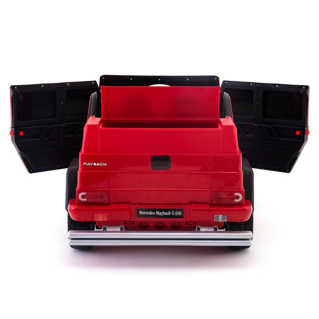 Mercedes G Wagon Ride On Car with Music, Rubber Wheels, LED Lights, and Remote Control