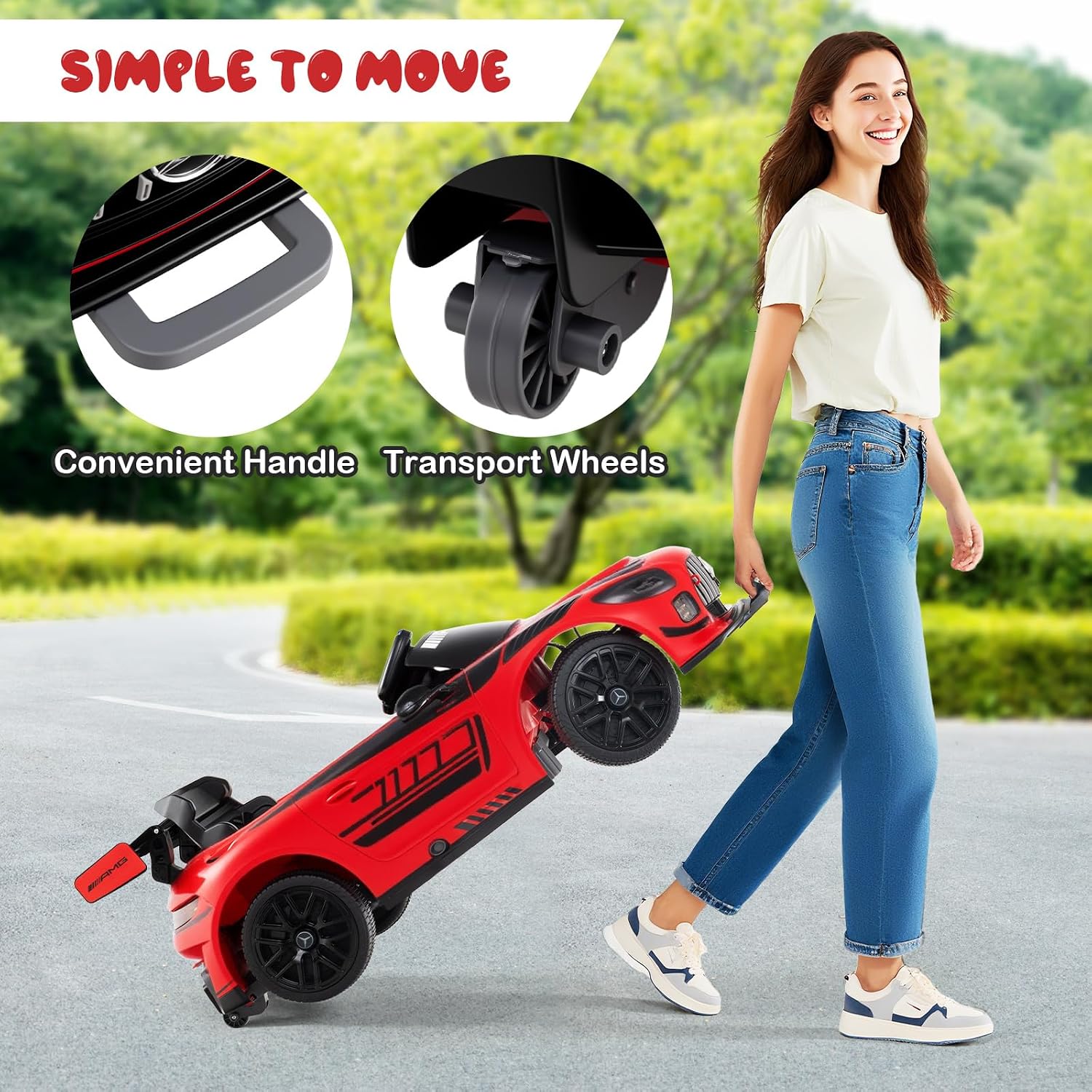 12V Mercedes Benz Electric Car for Kids with 2.4G Remote Control