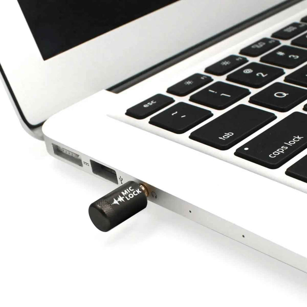 Mic-Lock 3.5mm Single Ended  Microphone Blocker Grey