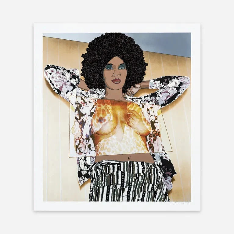 Mickalene Thomas "Portrait of Maya #10" Print