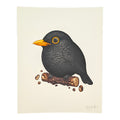 Mike Mitchell "Blackbird (Wood)" Print