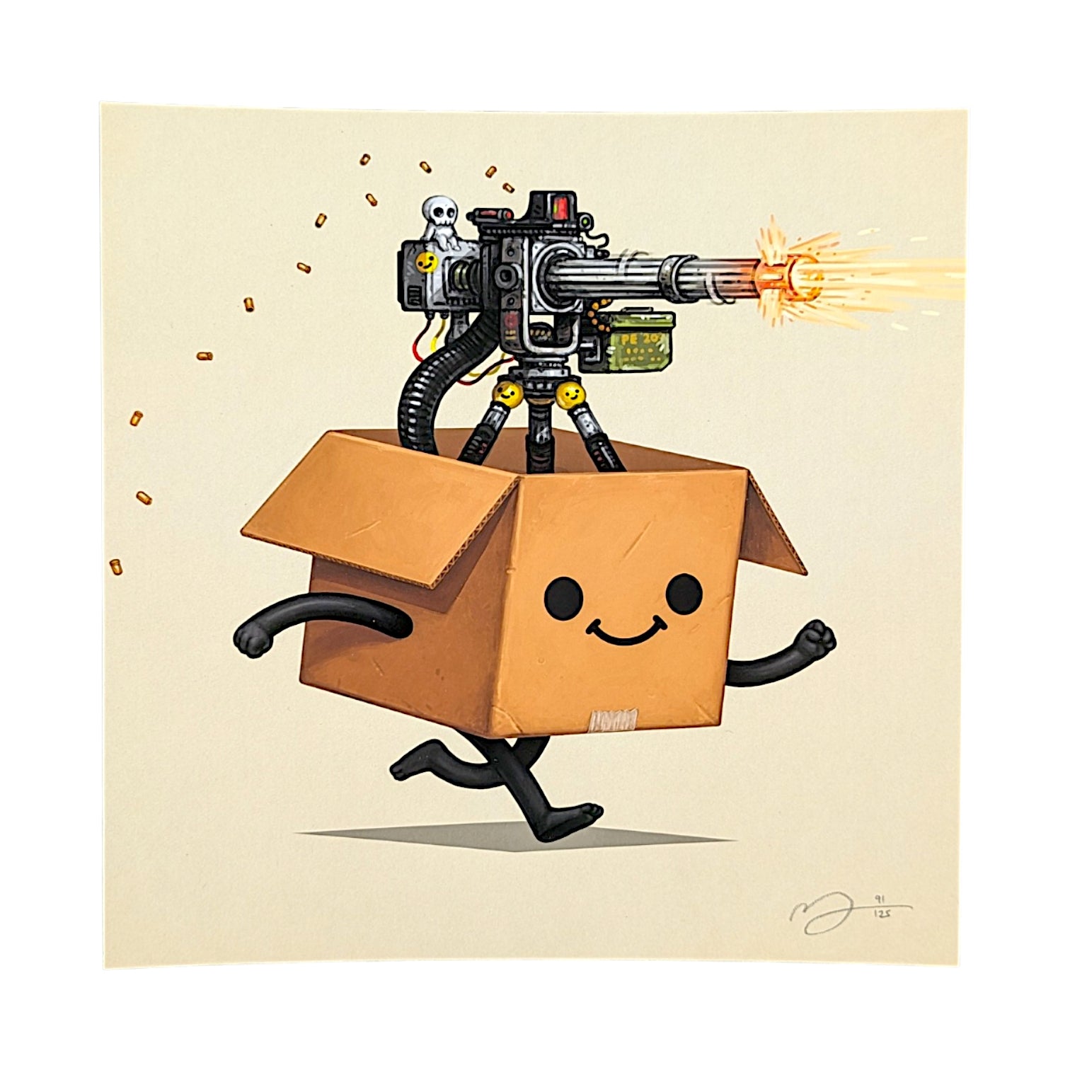 Mike Mitchell "Boxo III (Anti)" Print