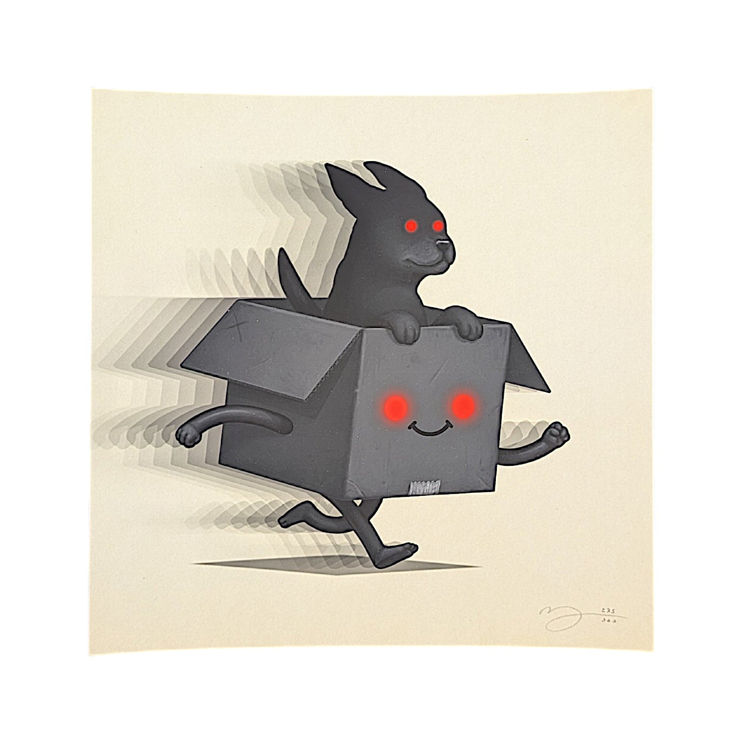 Mike Mitchell "Boxo III (Shadow)" Print