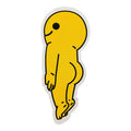 Mike Mitchell Cheeky Poor Example Sticker