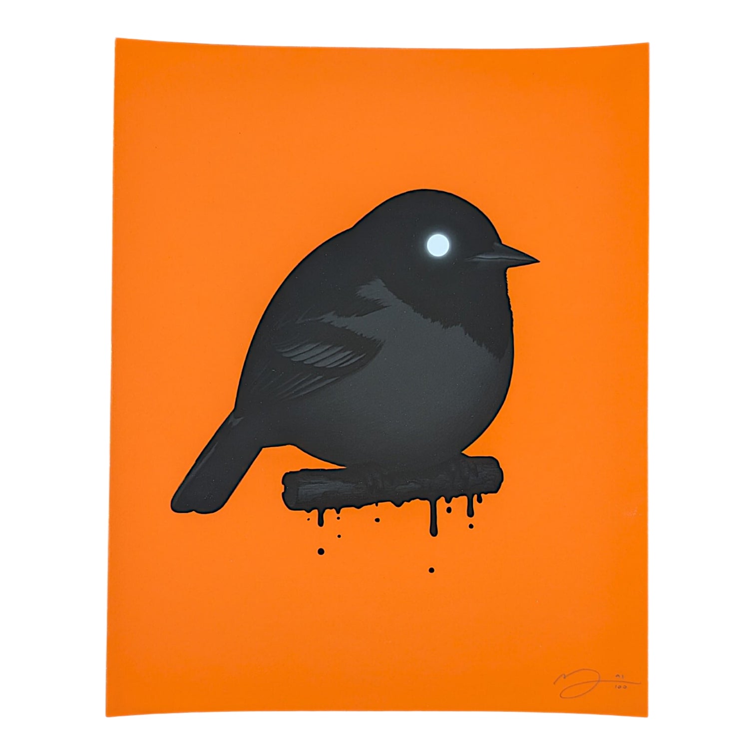 Mike Mitchell "Oriole II (Void Orange)" Print