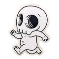 Mike Mitchell Running Skully Sticker
