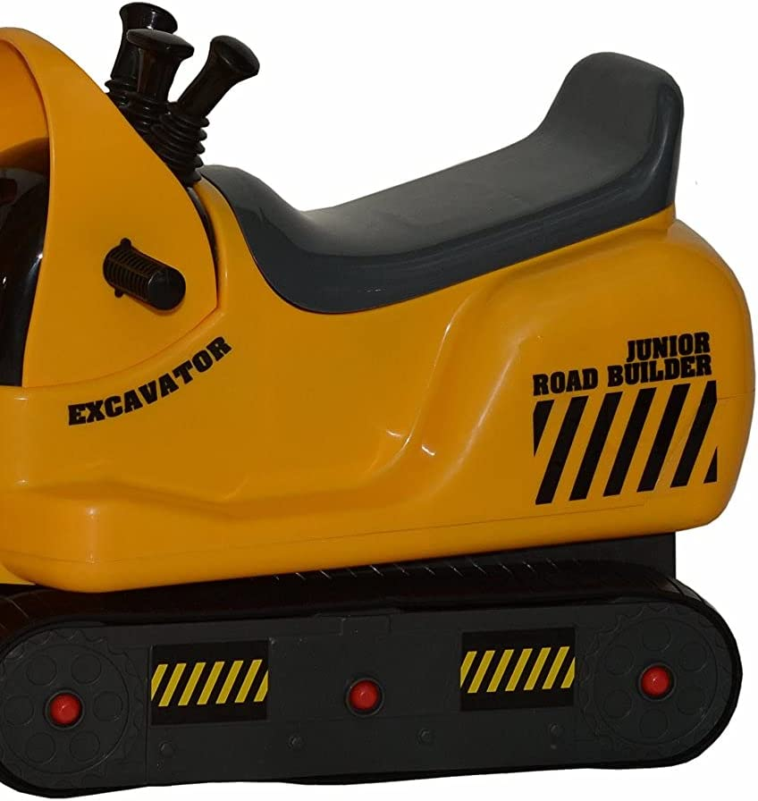 Mini Construction Adventure: Ride-On Yellow Micro Excavator