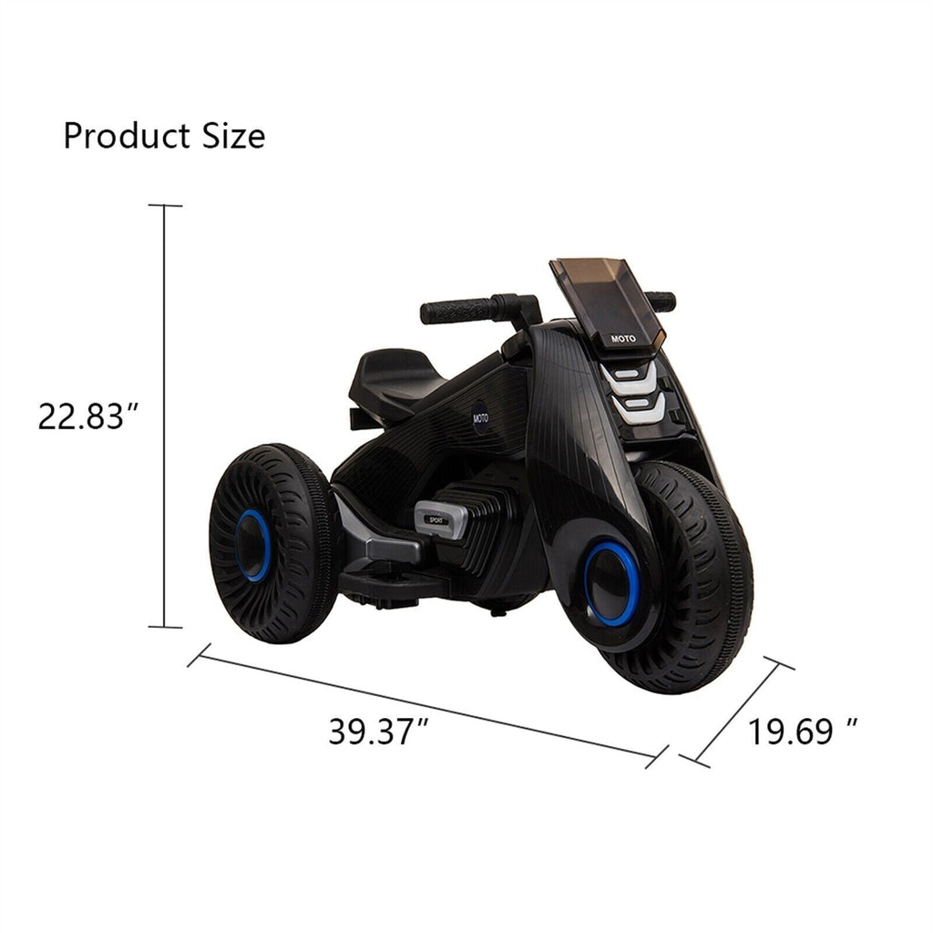 MP3 Kids Electric Motorcycle with Training Wheels - Perfect for Little Riders!