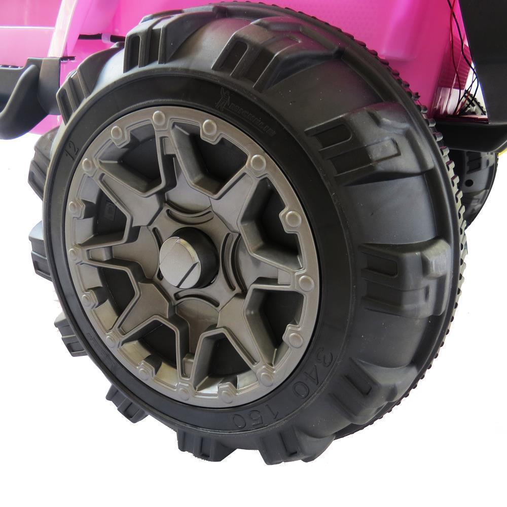 MP3 Remote Control Electric Ride-On Truck for Kids - 1 Seater with Battery Power