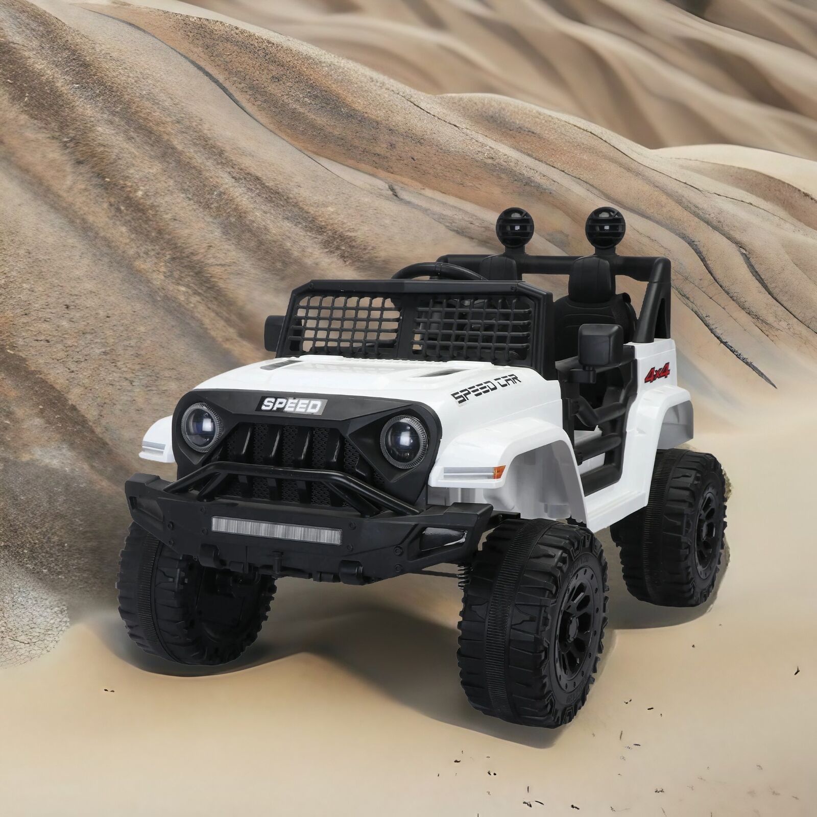 Multi-Functional LED Light with USB MP3 and Bluetooth Connectivity, 3 Adjustable Speeds and Power Display