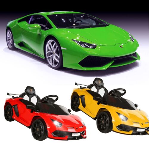 12V Lamborghini Electric Ride On Car for Kids with Remote Control, MP3 Player, and LED Lights