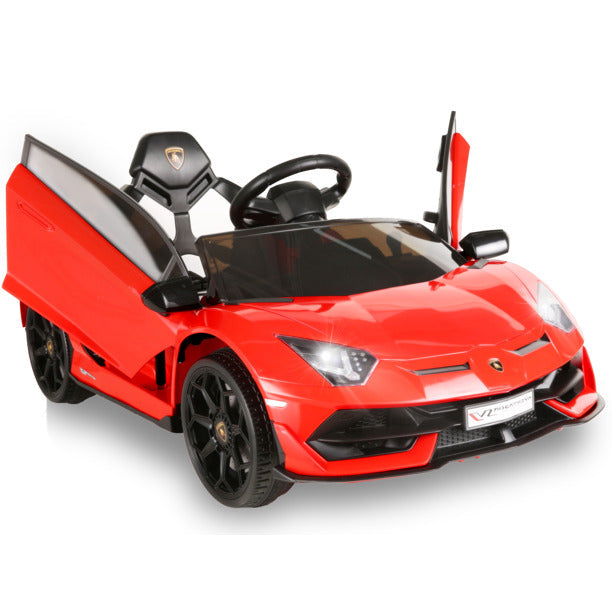 12V Lamborghini Electric Ride On Car for Kids with Remote Control, MP3 Player, and LED Lights