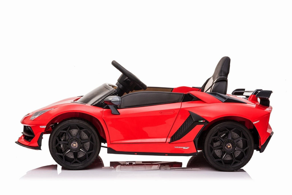 12V Lamborghini Electric Ride On Car for Kids with Remote Control, MP3 Player, and LED Lights