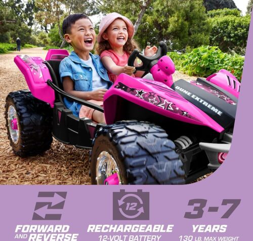 Off-Road Adventure Electric Ride-On Vehicle for Young Children - Dune Racer Extreme
