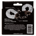 Playful White Furry Cuffs