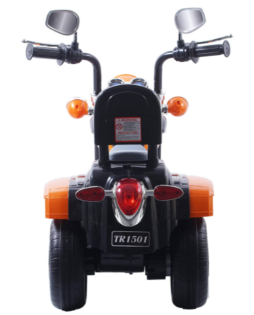 Orange 1-3 Year Old Kids' Motorcycle with Wheels