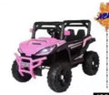 PINK UTV Ride On Car for Kids with Remote Control and Sound System