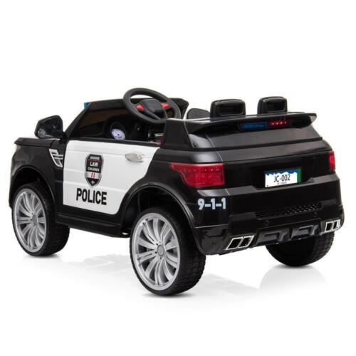 Police SUV 12V Electric Ride-On Car with Remote Control, LED Lights, and Music for Kids