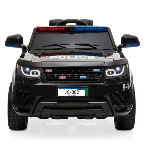 Police SUV 12V Electric Ride-On Car with Remote Control, LED Lights, and Music for Kids
