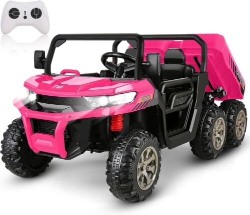 Powerful 24V UTV Ride-On with Dump Bed and 4WD - Perfect for Adventure Seekers!