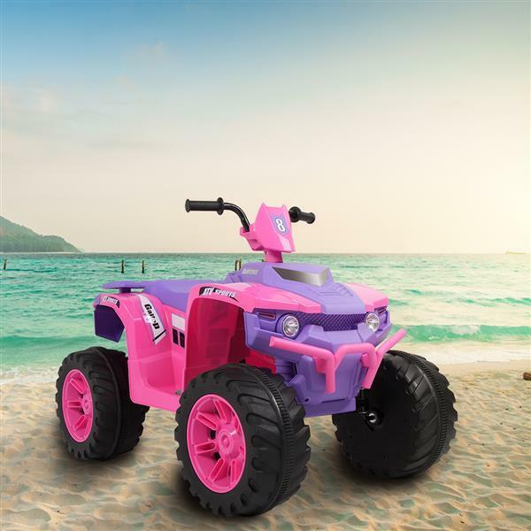 Premium 12V Dual Drive Electric Ride-On Car with LED Lights for Kids