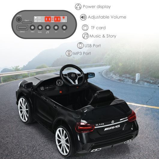 Premium 12V Electric Kids Ride On Car with Remote Control in Sleek Black Finish