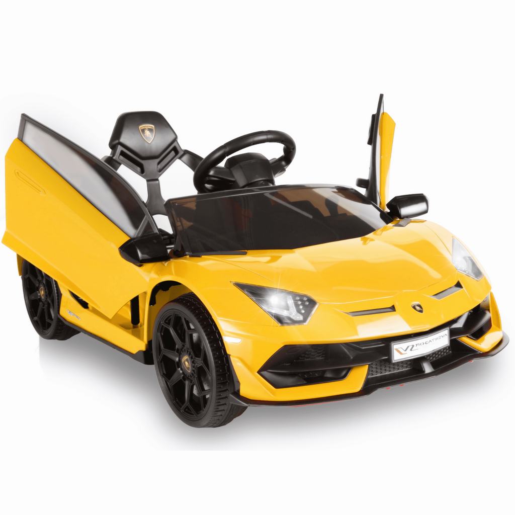 Electric Kids Ride-On Truck with Remote Control, USB, LED Lights, and 3 Speed Options - 12V