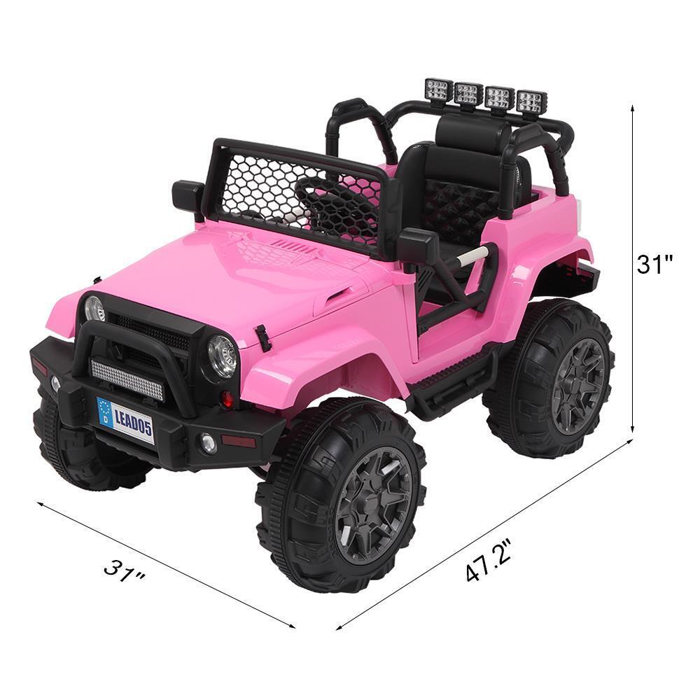 Premium 12V Electric Ride-On Car for Kids with Remote Control and 3 Speed Options