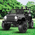 Premium 12V Electric Ride-On Jeep with LED Lights, MP3 Player, Remote Control, and 3 Speed Options