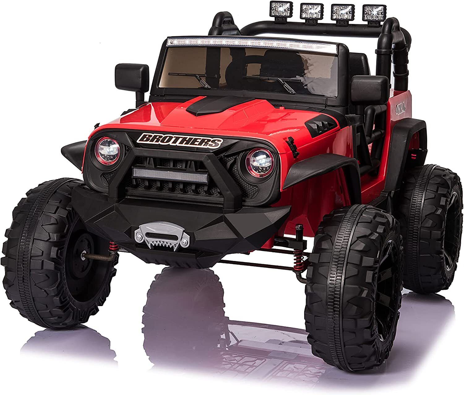 2-Seater 24V Electric Jeep for Kids with Remote Control and 2X200W Battery Power