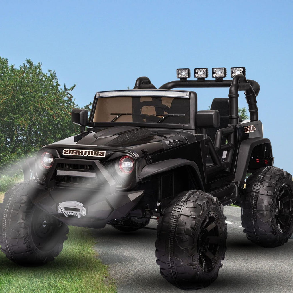 Premium 24V Electric Kids Ride-On Truck with MP3, LED Lights, and Remote Control - Seats 2 (400W)