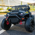 Premium 24V Kids Electric Jeep with Remote Control, LED Lights, MP3, and USB