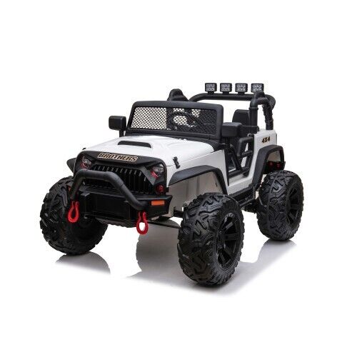 Premium 24V Kids Electric Jeep with Remote Control, LED Lights, MP3, and USB