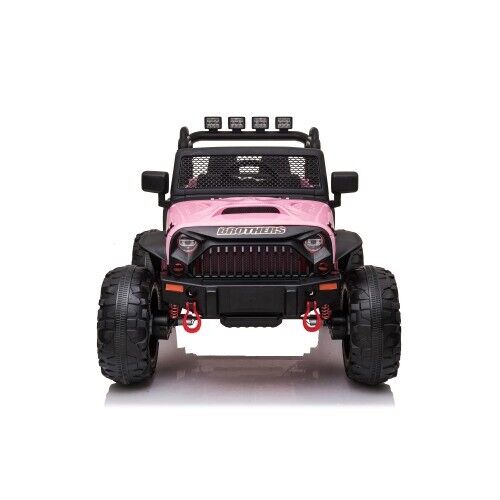 Premium 24V Kids Electric Jeep with Remote Control, LED Lights, MP3, and USB