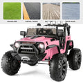Premium 24V Kids Ride On Truck with Remote Control, Spring Suspension, and LED Lights