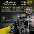 Premium 24V Ride On Truck for Kids with Parental Remote Control - New and Improved Model